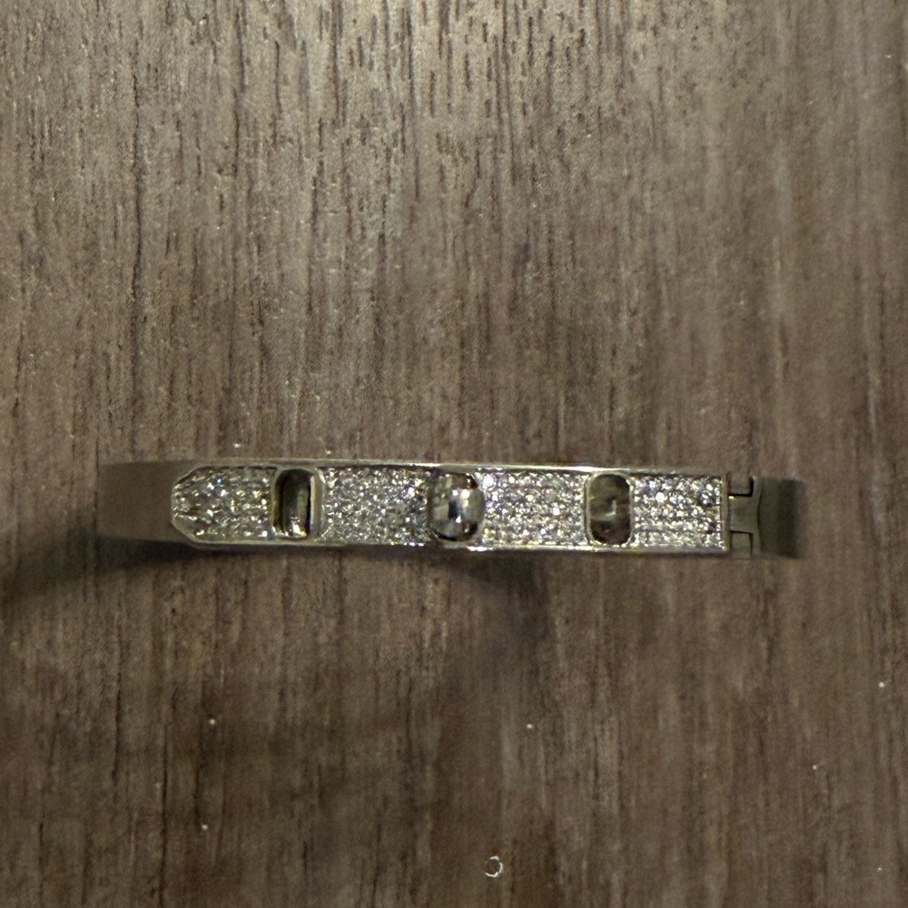Henri Bendel Silver Geometric Bracelet